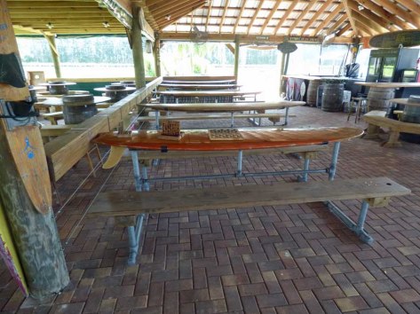 b Surf Board Picnic Tables