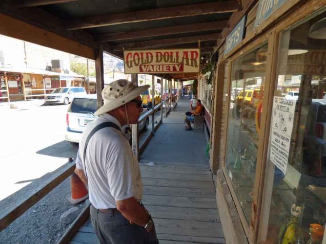 b Andy Sidewalk Oatman AZ
