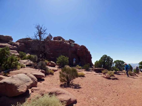b Rock at Grand View Point