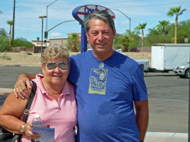 b Sheri and Paul Brindle