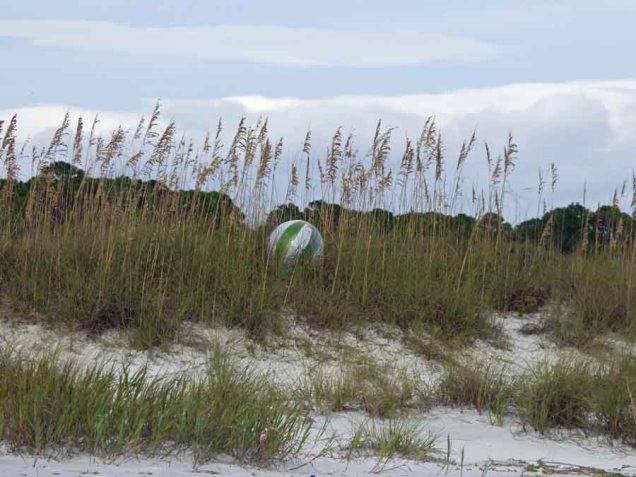 b Beach Ball on Dune