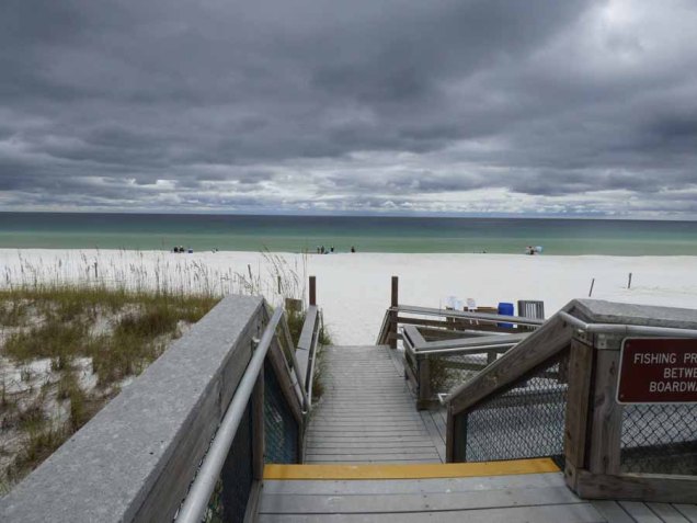 b Dark Clouds Over Water
