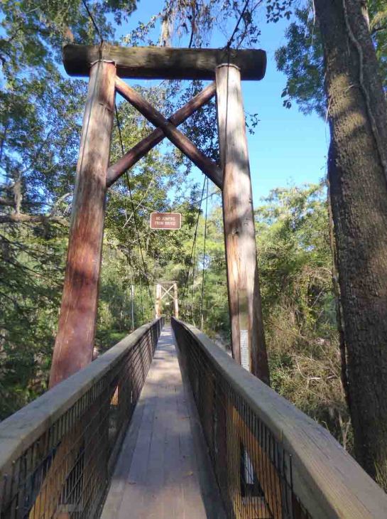 b07 Suspension Bridge over Santa Fe River