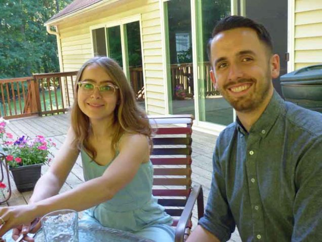 b Jessica and Christian Carpenter