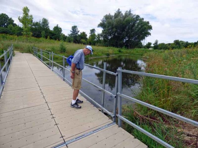 b7 Andy looking in Pond